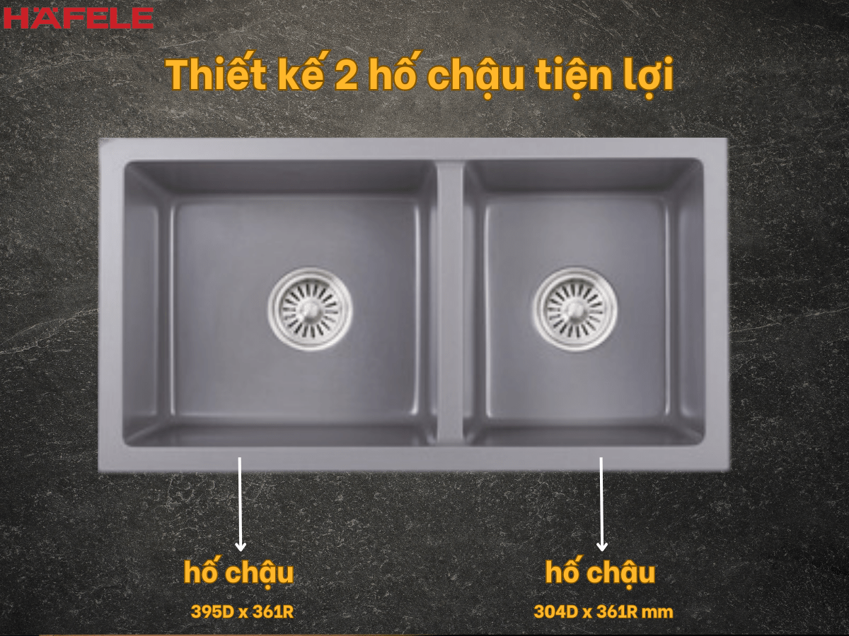 Chậu Đá Hafele HS22-GEN2S90 (577.25.510) chau da hafele hs22 gen2s90 577 25 510 3