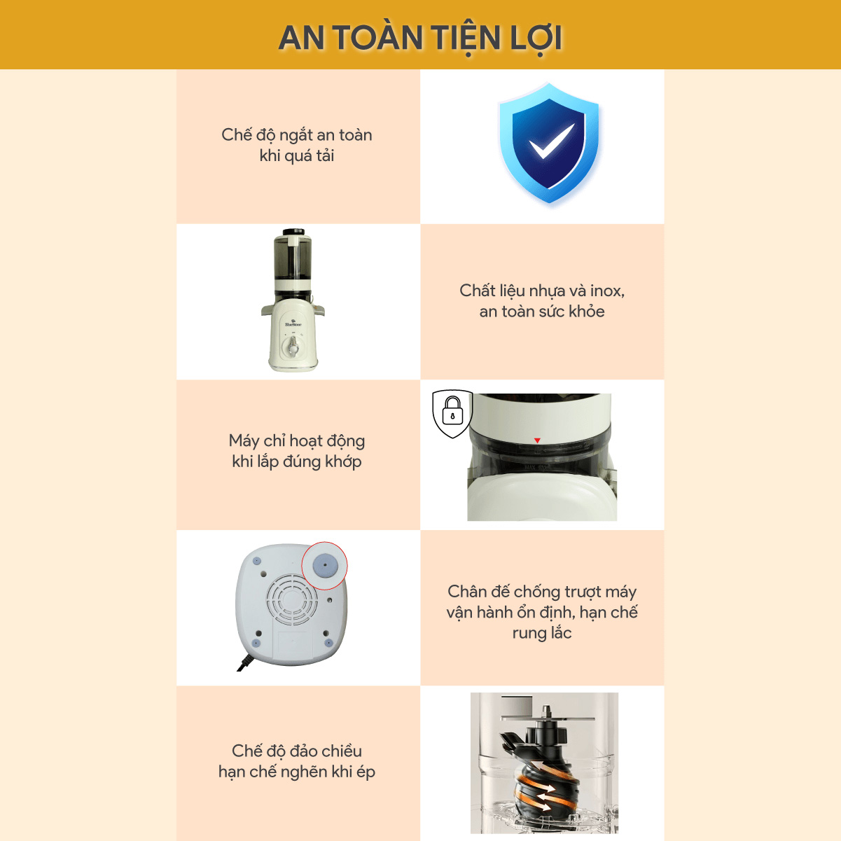 Máy ép chậm SJB-6551