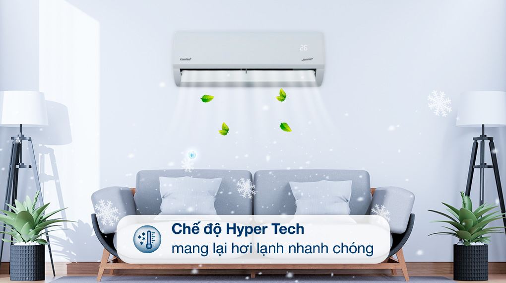 Máy lạnh 2 chiều Comfee Inverter 1 HP CFS-10VHAFF - Công nghệ làm lạnh Máy lạnh 2 chiều Comfee Inverter 1 HP CFS-10VHAFF - Công nghệ làm lạnh