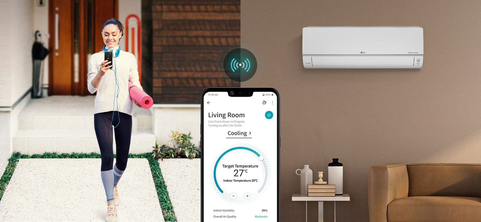 Máy lạnh 1 chiều LG