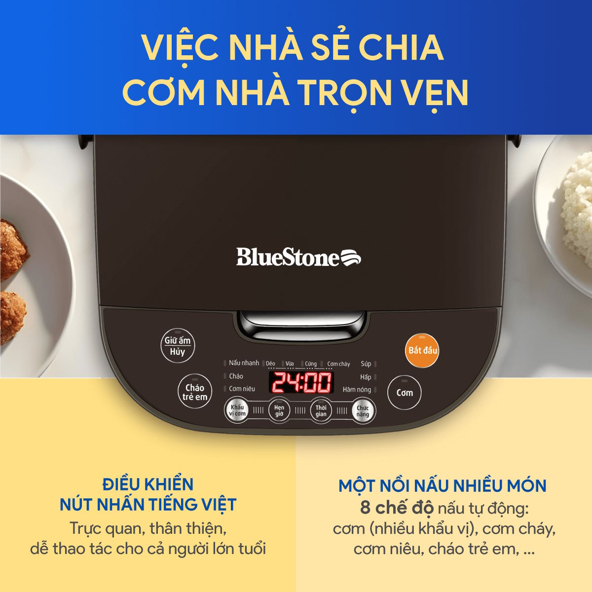 Nồi cơm điện tử BlueStone RCB-5935