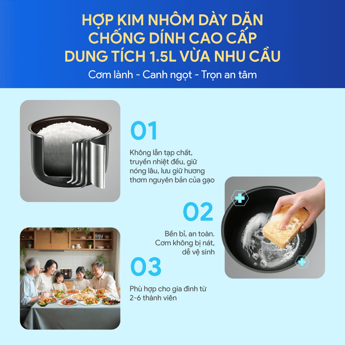 Nồi cơm điện BlueStone RCB-5935