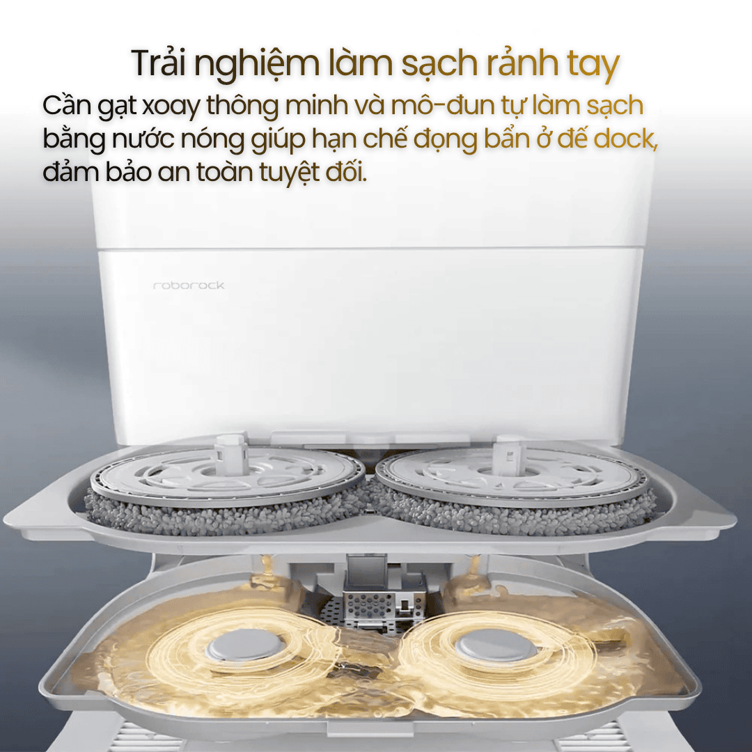 Qrevo Edge 5V1 - tự làm sạch đế giặt