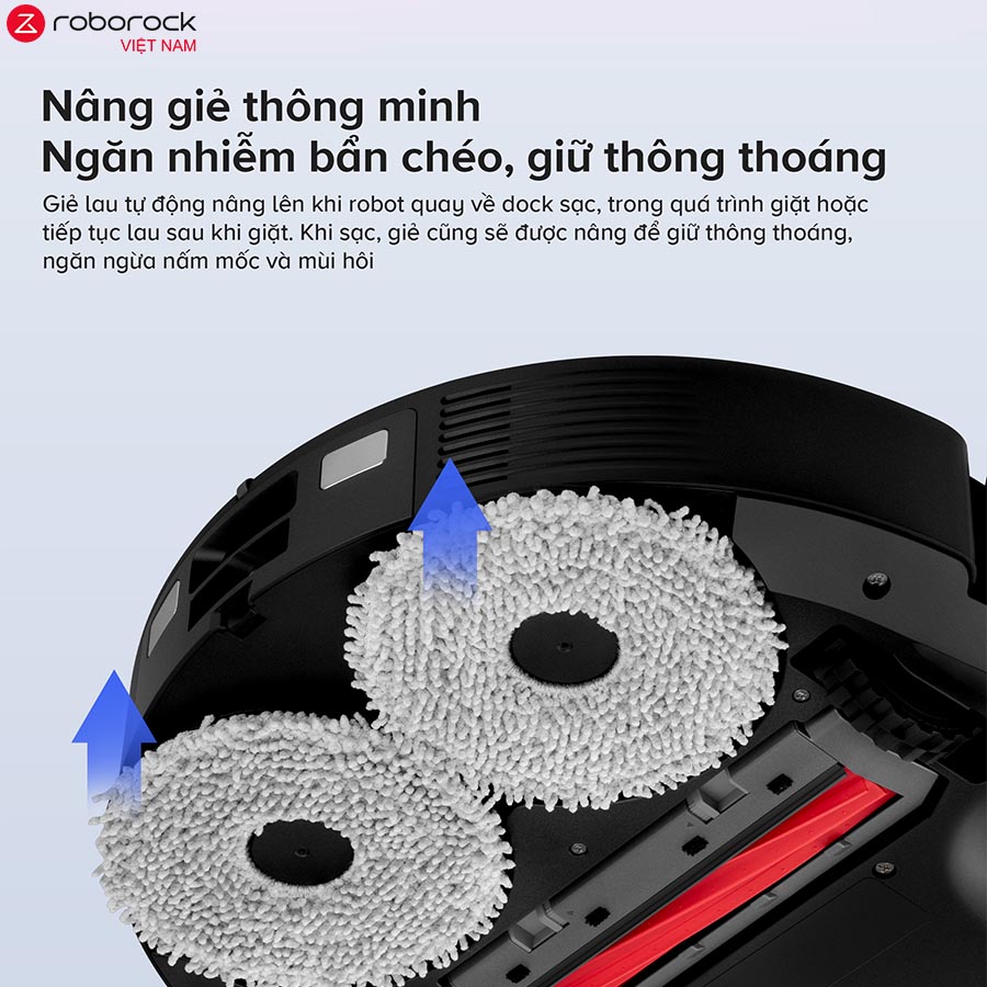 Robot hút bụi lau nhà Roborock Qrevo S Pro - Hàng Chính Hãng 5 Roborock Qrevo S Pro