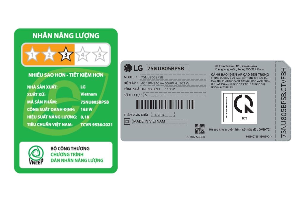 Smart Tivi LG AI 4K 75 inch 75NU805BPSB Smart Tivi LG AI 4K 75 inch 75NU805BPSB