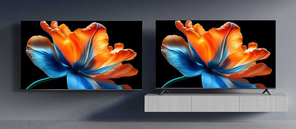 TV hỗ trợ hai phương án lắp đặt: treo tường hoặc đặt kệ