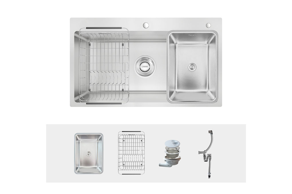 Chậu rửa bát Konox KN8248SO Dekor Chậu rửa bát Konox KN8248SO Dekor