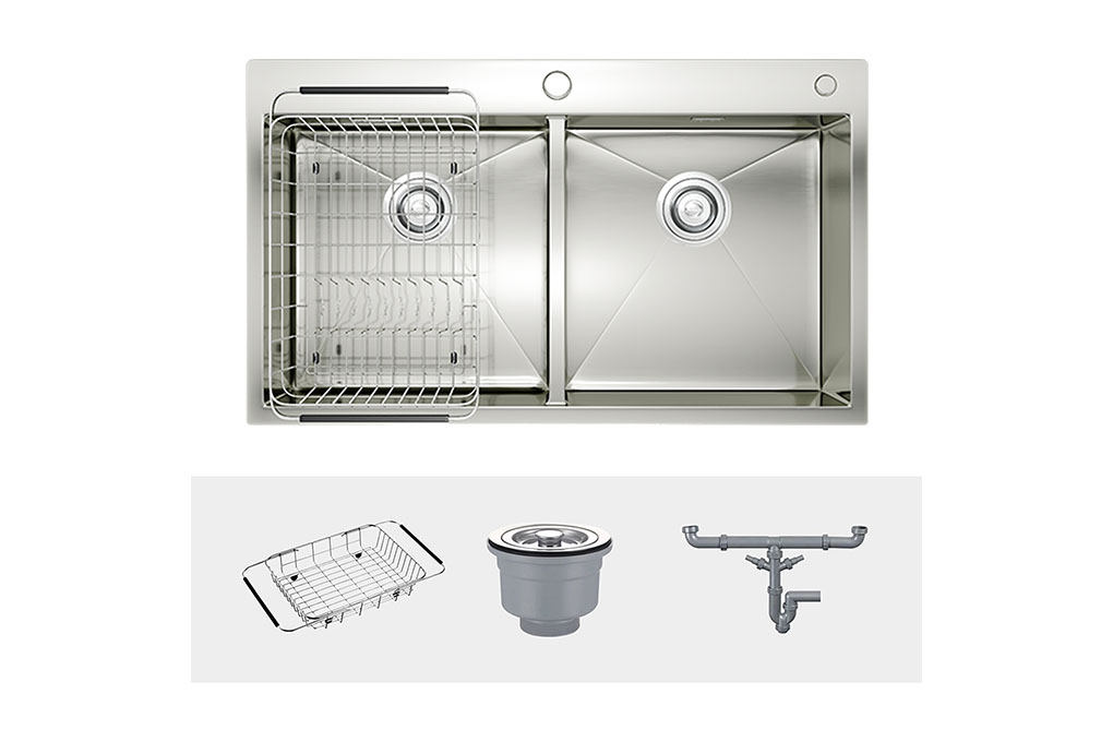 Chậu rửa bát Konox Overmount Sink KN8248DOB Chậu rửa bát Konox Overmount Sink KN8248DOB