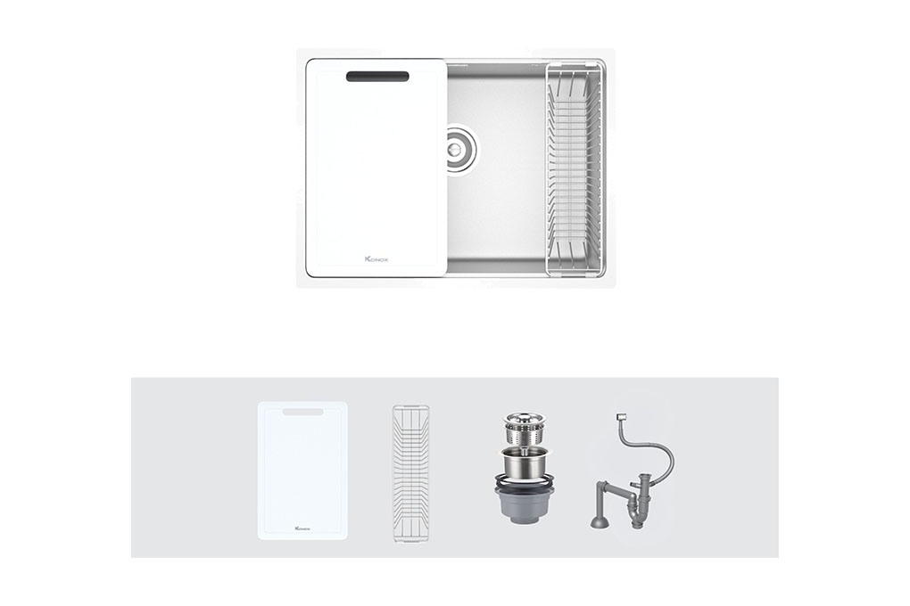 Chậu rửa bát Konox Tari 6448SM Chậu rửa bát Konox Tari 6448SM