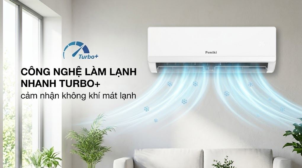 Máy lạnh Funiki Inverter 2 HP HIC18TMM-6 - Công nghệ làm lạnh Máy lạnh Funiki Inverter 2 HP HIC18TMM-6 - Công nghệ làm lạnh