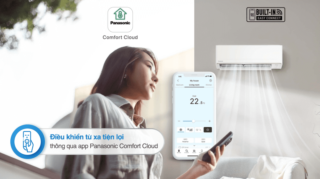 Máy lạnh Panasonic Inverter 2.5 HP CU/CS-PU24CKH-8D - Tiện ích Máy lạnh Panasonic Inverter 2.5 HP CU/CS-PU24CKH-8D - Tiện ích