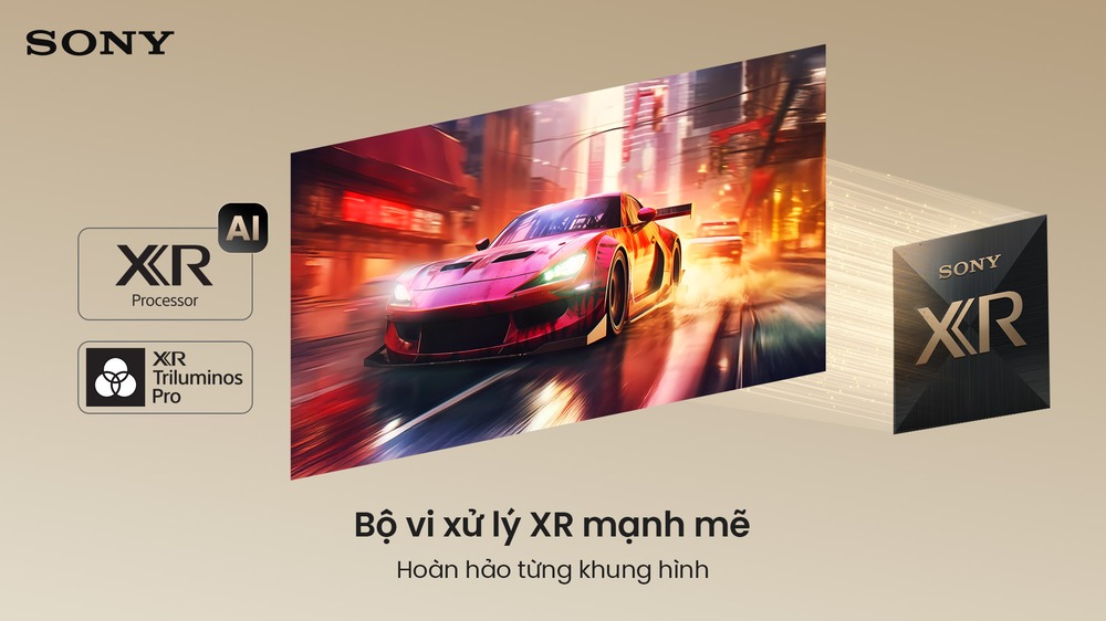 Bộ xử lý XR Processor Sony Google Smart TV BRAVIA 3 II K-55XR30M2