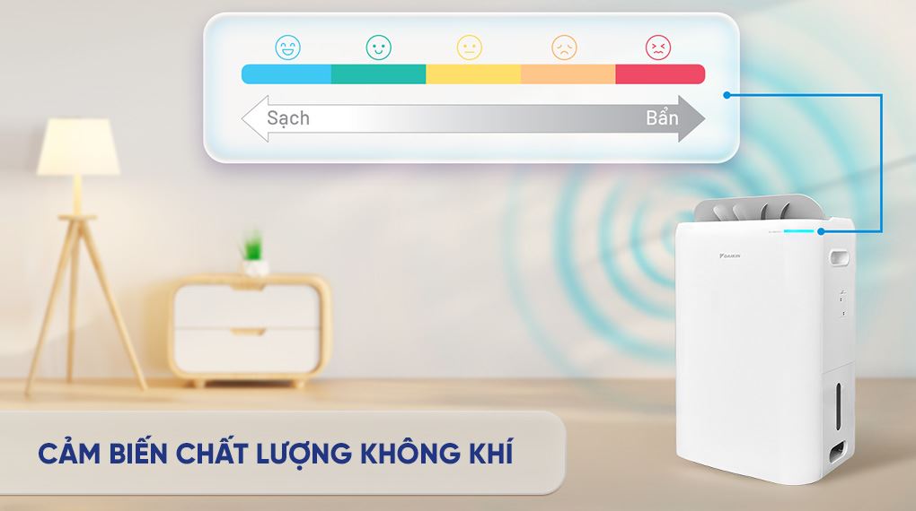 Cảm biến - Máy hút ẩm kết hợp lọc không khí Daikin JPF12AV2 Cảm biến - Máy hút ẩm kết hợp lọc không khí Daikin JPF12AV2