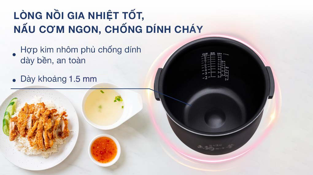Lòng nồi - Nồi cơm cao tần Tiger 1.8 lít JKT-D18V Lòng nồi - Nồi cơm cao tần Tiger 1.8 lít JKT-D18V