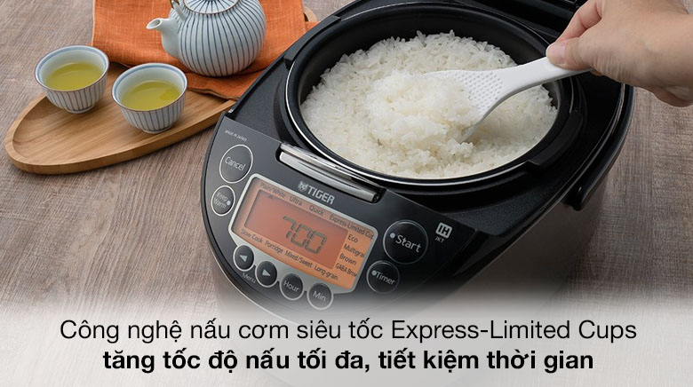 Thương hiệu từ Nhật Bản - Nồi cơm điện Cao tần Tiger 1.8 lít JKT-D18V Thương hiệu từ Nhật Bản - Nồi cơm điện Cao tần Tiger 1.8 lít JKT-D18V