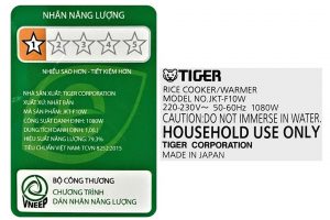 Nồi cơm cao tần Tiger 1 lít JKT-F10W