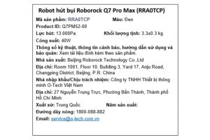 Robot hút bụi lau nhà Roborock Q7 Pro Max