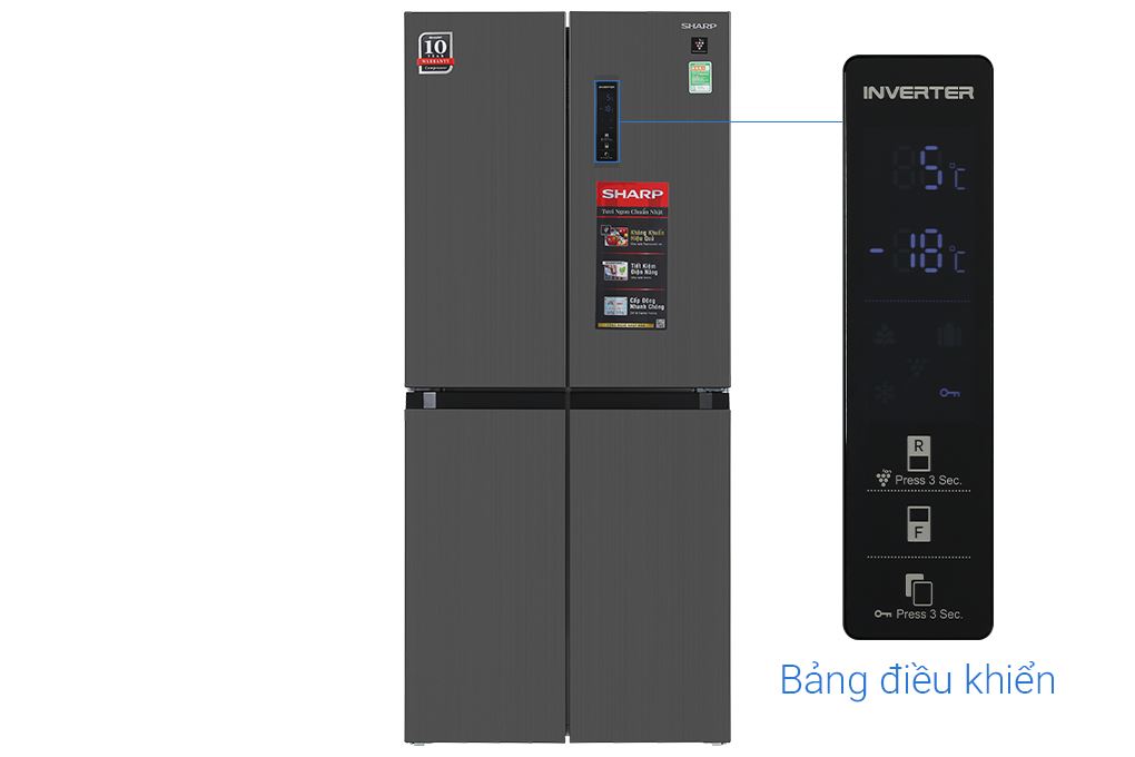 Tủ lạnh Sharp Inverter Multi Door 421 lít SJ-FXP510V-MG Tủ lạnh Sharp Inverter Multi Door 421 lít SJ-FXP510V-MG