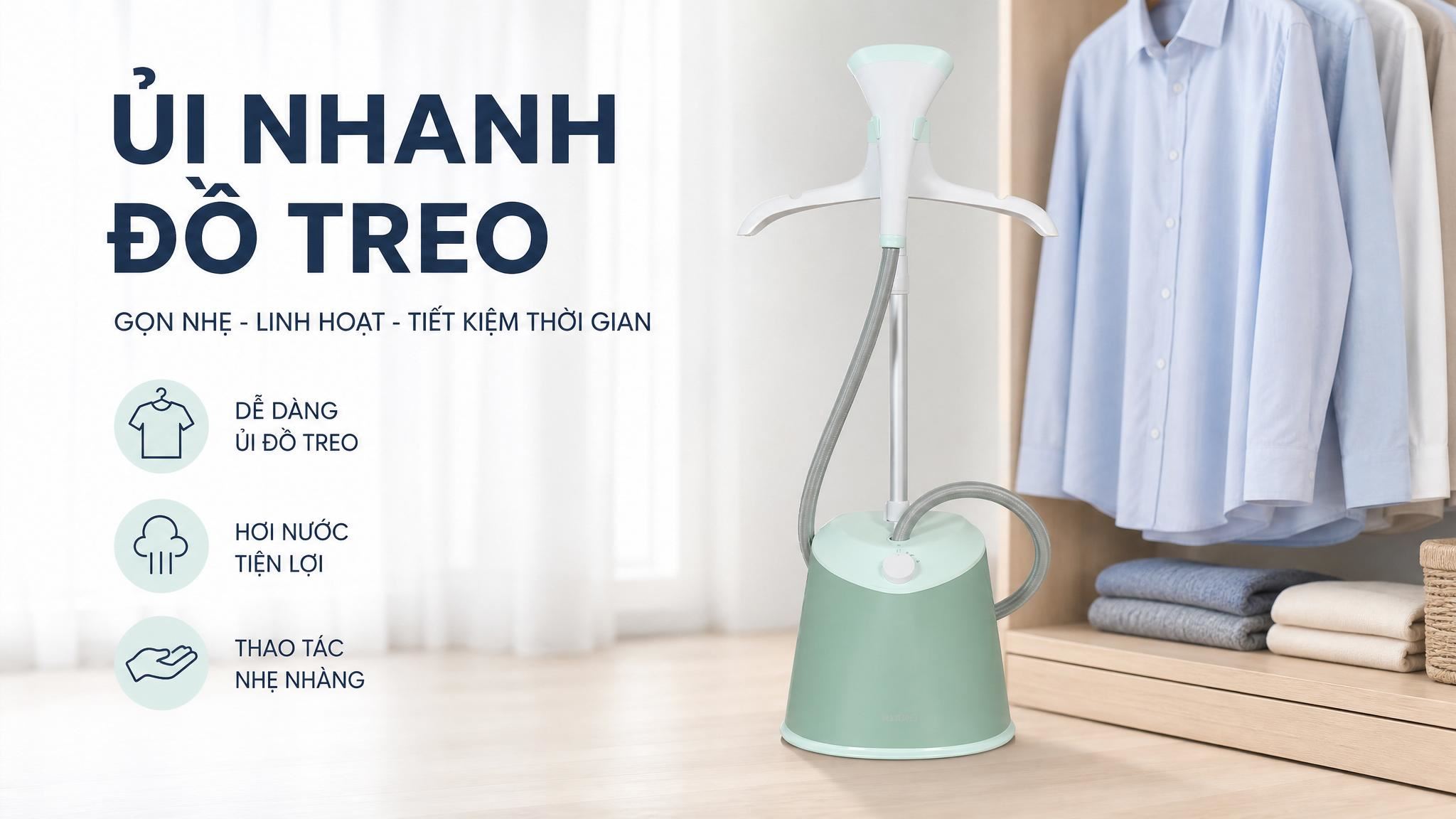 Bàn ủi hơi nước đứng Philips STE1011/70 1600W - Khả năng chống nhỏ giọt cao Bàn ủi hơi nước đứng Philips STE1011/70 1600W - Khả năng chống nhỏ giọt cao