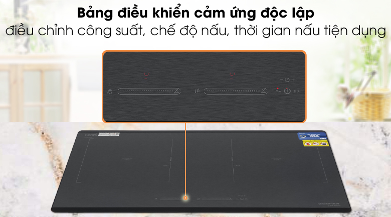 Dễ dùng - Bếp từ đôi Kocher DIB4-888MI Dễ dùng - Bếp từ đôi Kocher DIB4-888MI