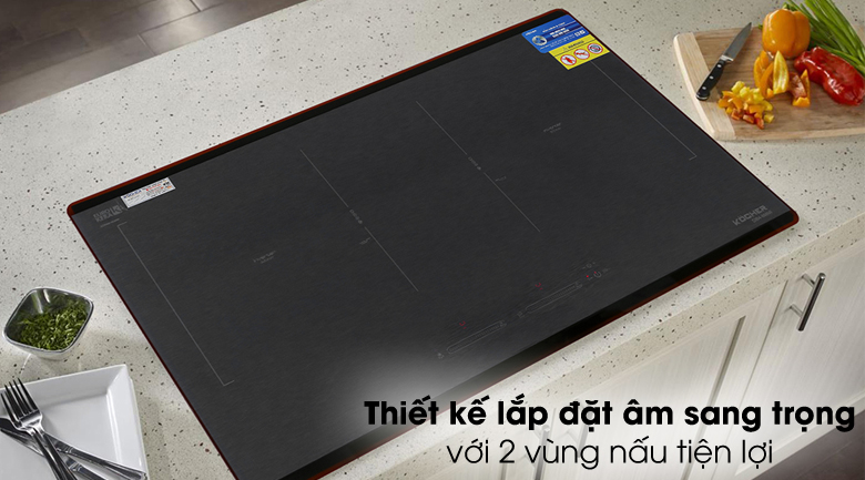 Lắp âm sang trọng - Bếp từ đôi Kocher DIB4-888MI Lắp âm sang trọng - Bếp từ đôi Kocher DIB4-888MI