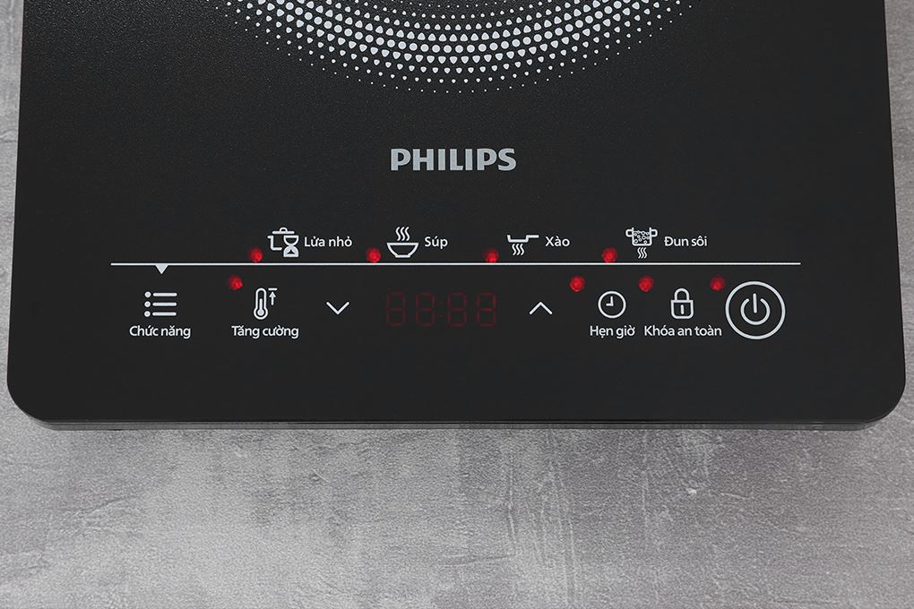 Bếp từ đơn Philips HD5830/90 2000W Bếp từ đơn Philips HD5830/90 2000W