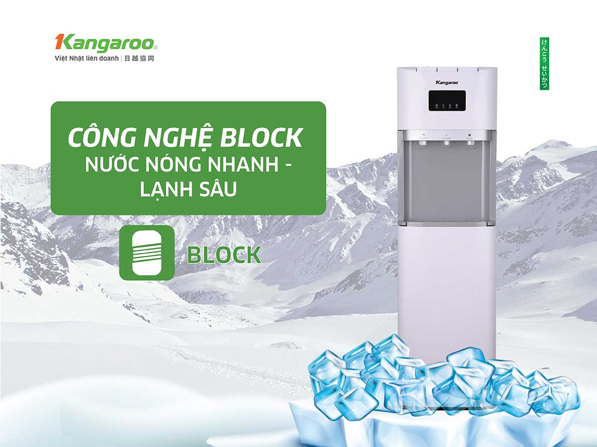 Máy làm nóng lạnh nước uống Kangaroo KGWD03B1D