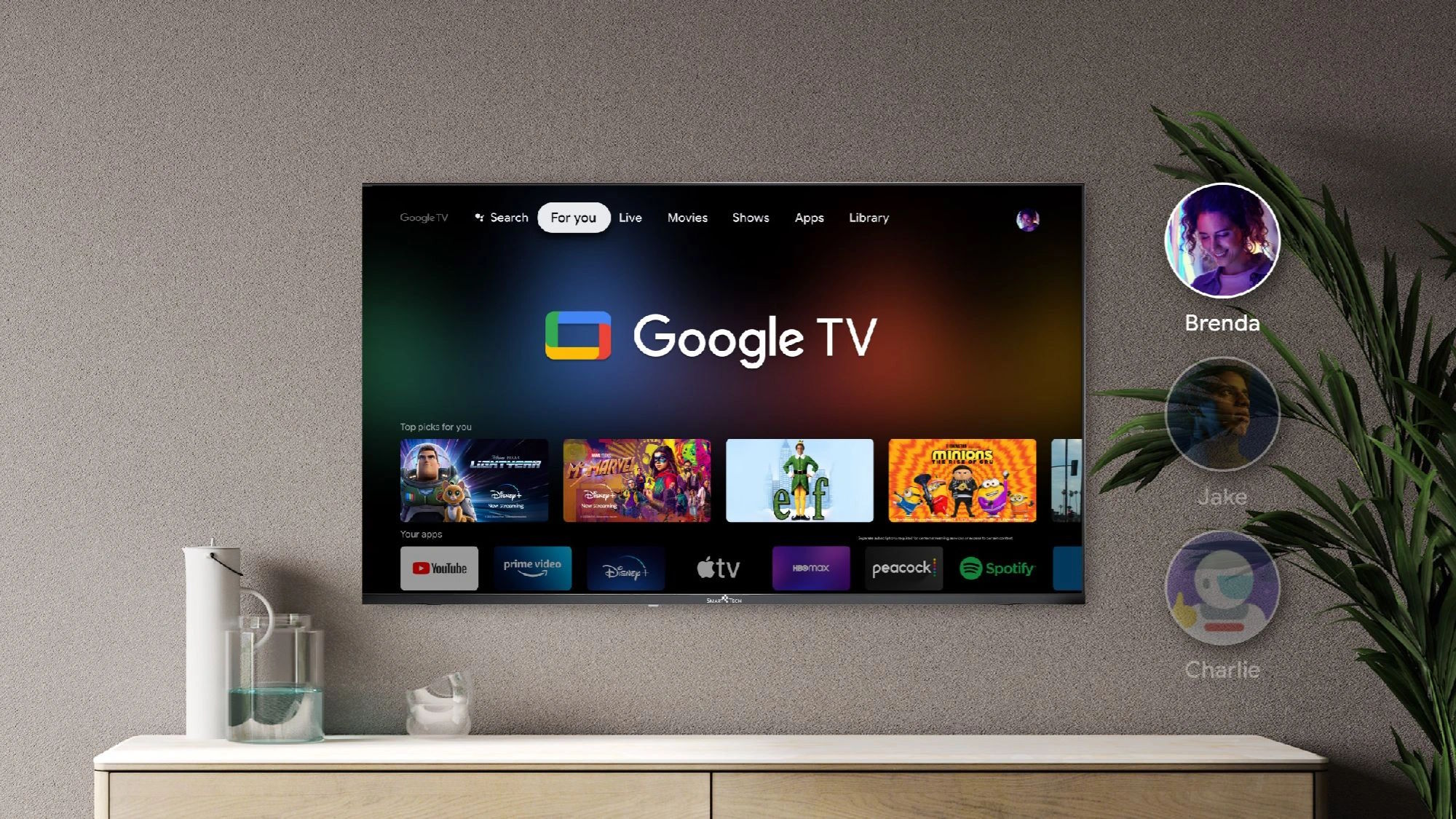 Google Tivi TCL LED 65 inch 65A400 Pro