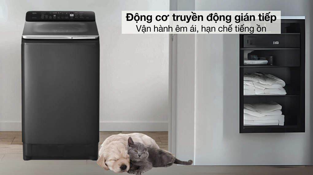 Động cơ - Máy giặt Hitachi Inverter 13.5 kg LTL H3MVJWT GG Động cơ - Máy giặt Hitachi Inverter 13.5 kg LTL H3MVJWT GG