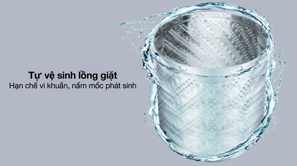 Tiện ích tự vệ sinh lồng giặt - Máy giặt Hitachi Inverter 13.5 kg LTL H3MVJWT GG Tiện ích tự vệ sinh lồng giặt - Máy giặt Hitachi Inverter 13.5 kg LTL H3MVJWT GG