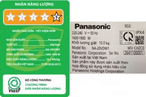 Máy giặt Panasonic Inverter 10 kg NA-20VDW1BVT