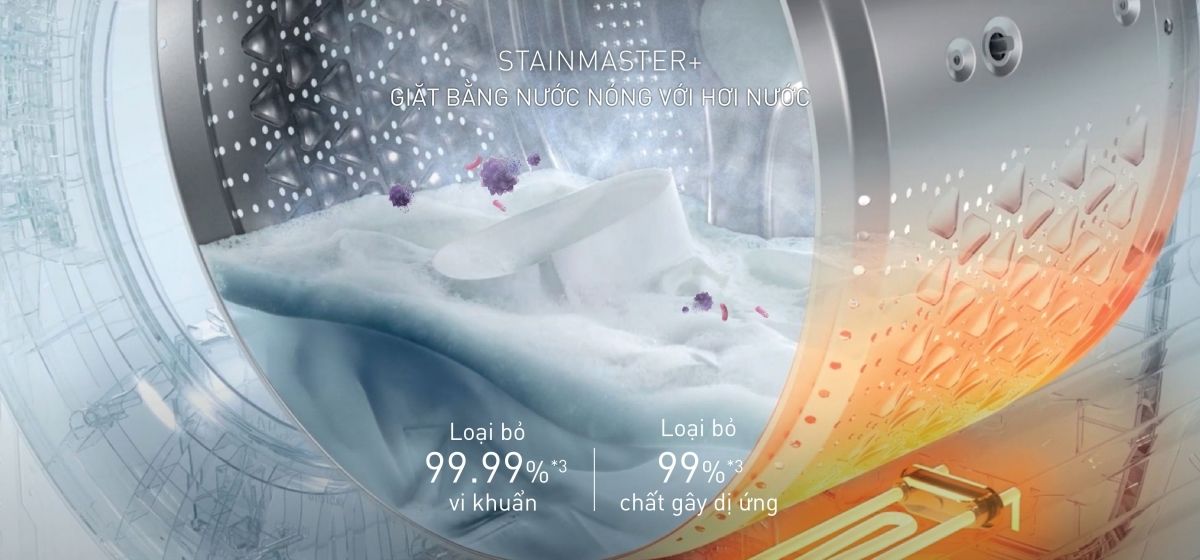 StainMaster+giúp loại bỏ vi khuẩn, tác nhân gây dị ứng