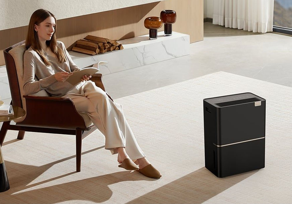 Máy Hút Ẩm Dreame DB40 tự điều chỉnh tốc độ quạt dựa trên độ ẩm thực tế