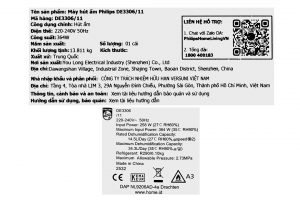 Máy hút ẩm Philips DE3306/11