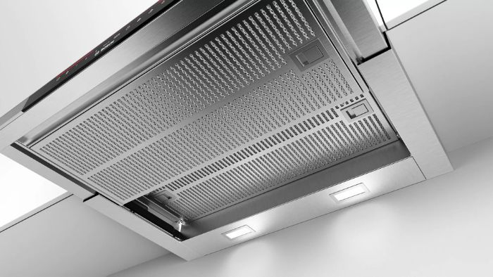 đèn chiếu led máy hút mùi âm tủ Bosch DFS067K51 Serie 8
