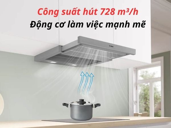 Máy Hút Mùi Âm Tủ Bosch DFS067A51B Serie 4