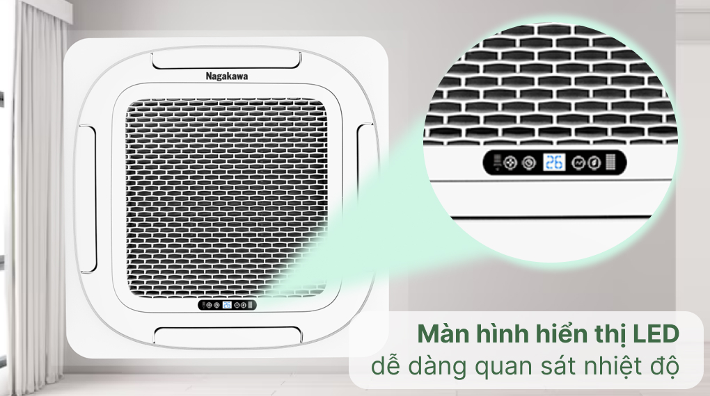 Máy lạnh âm trần Nagakawa 2 HP NT-C18R1T20 - Tiện ích Máy lạnh âm trần Nagakawa 2 HP NT-C18R1T20 - Tiện ích
