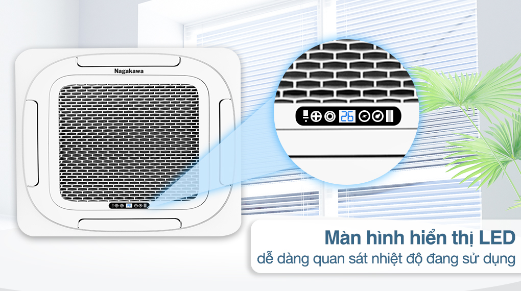 Máy lạnh âm trần Nagakawa 3 HP NT-C28R1T20 Máy lạnh âm trần Nagakawa 3 HP NT-C28R1T20
