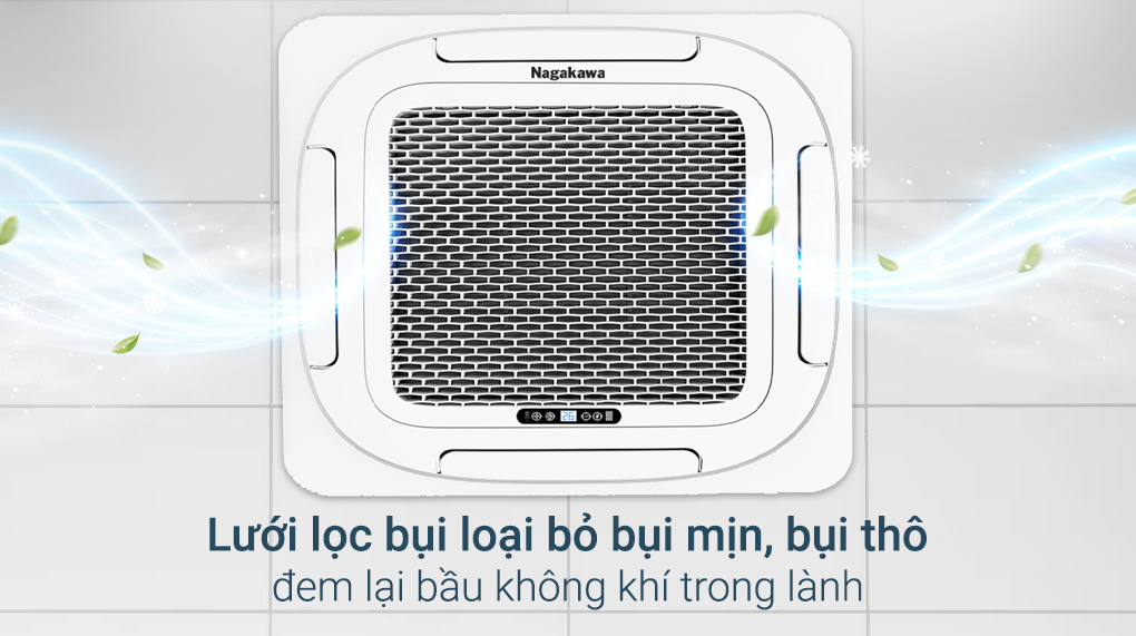 Máy lạnh âm trần Nagakawa 5 HP NT-C50R1T20 Máy lạnh âm trần Nagakawa 5 HP NT-C50R1T20