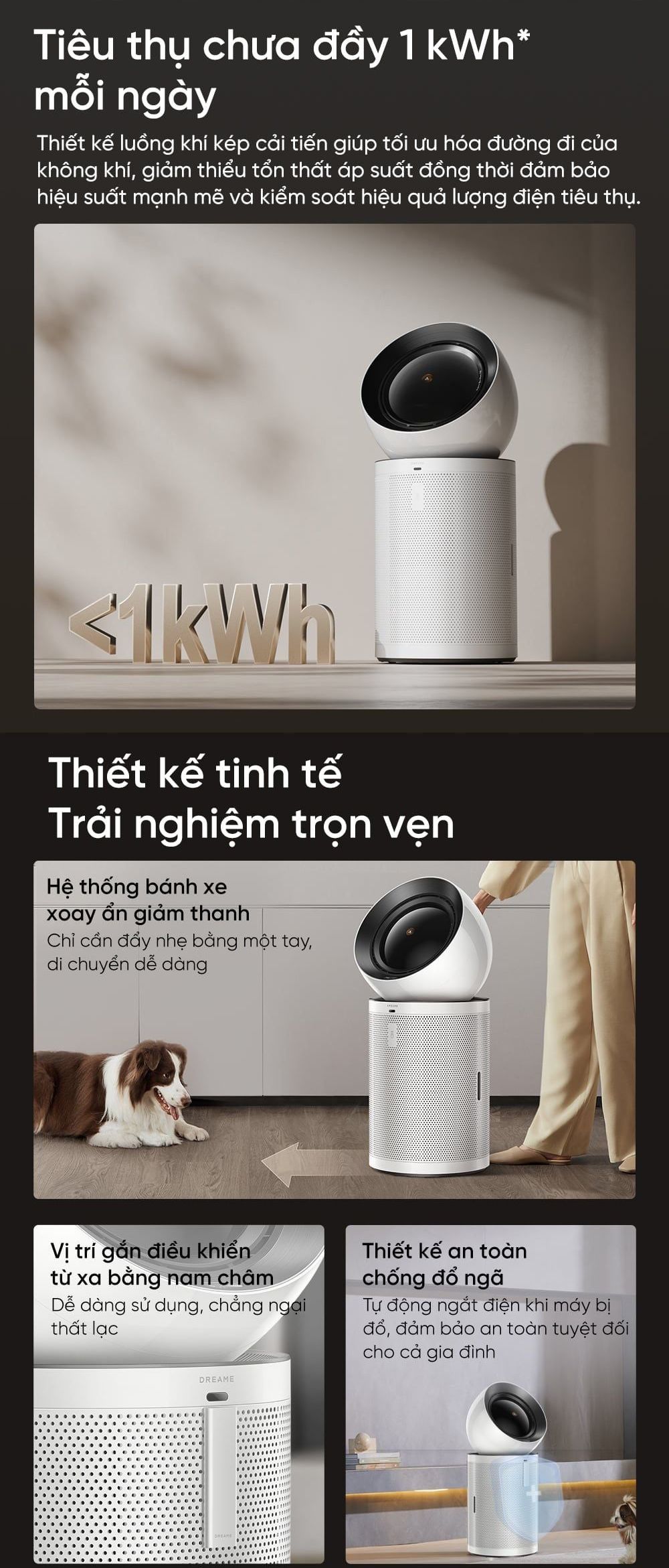 Máy lọc không khí Dreame PM Neo cho phòng 100m², CADR 300m³/giờ - Chính hãng Quốc Tế 17 May loc khong khi Dreame PM Neo bigmivn 14