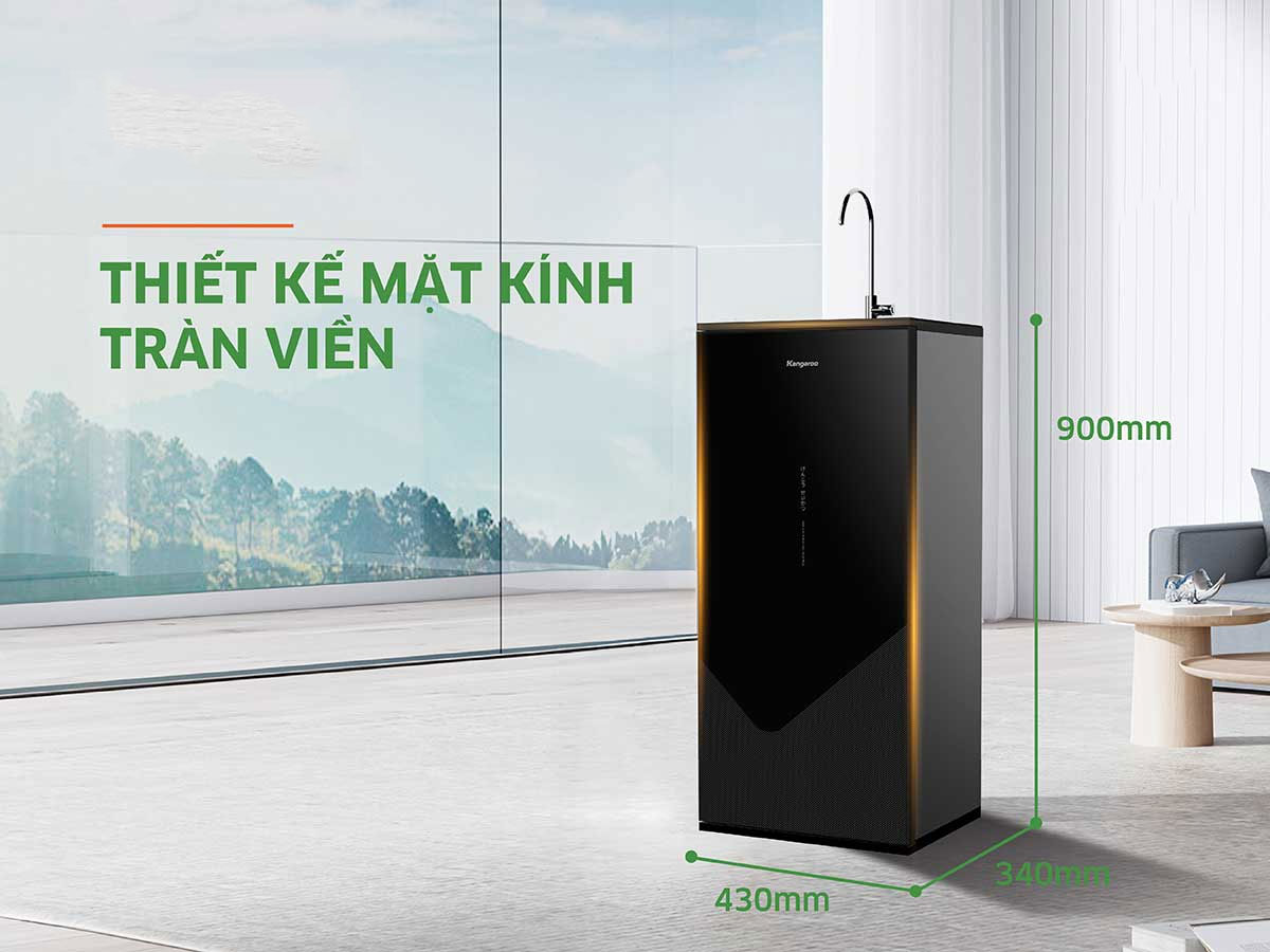 KGHP10V4 có mặt kính sang trọng