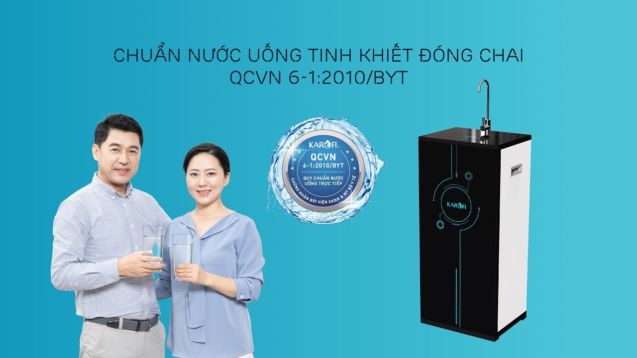 Karofi ERO100V cho ra nước uống trực tiếp từ vòi