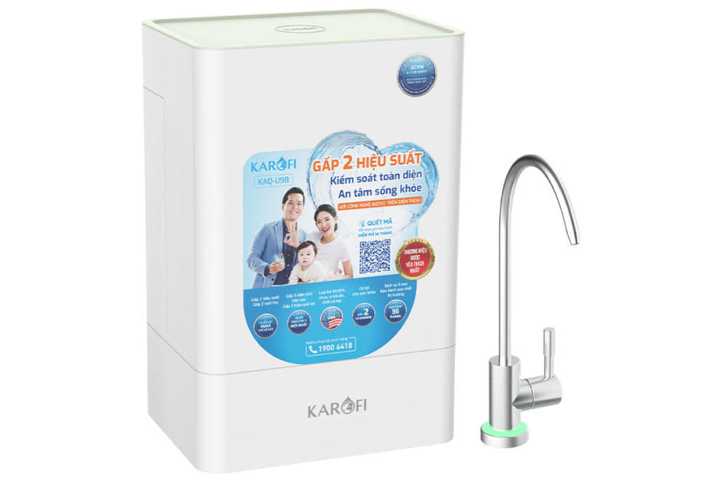 Máy lọc nước Karofi KAQ U98 Máy lọc nước Karofi KAQ U98