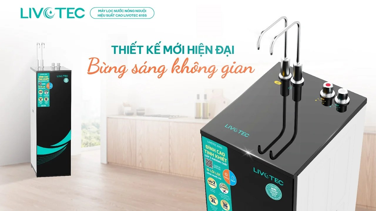 Livotec 615S thiết kế sang trọng, tinh tế