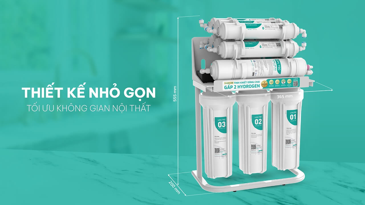 Thiết kế nhỏ gọn, tối ưu không gian