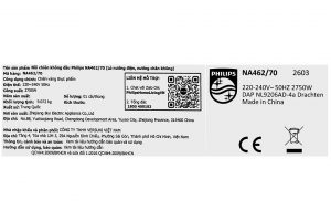 Nồi chiên không dầu Philips 10 lít NA462/70