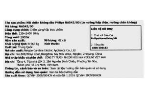 Nồi chiên không dầu Philips 7.2 lít NA543/00