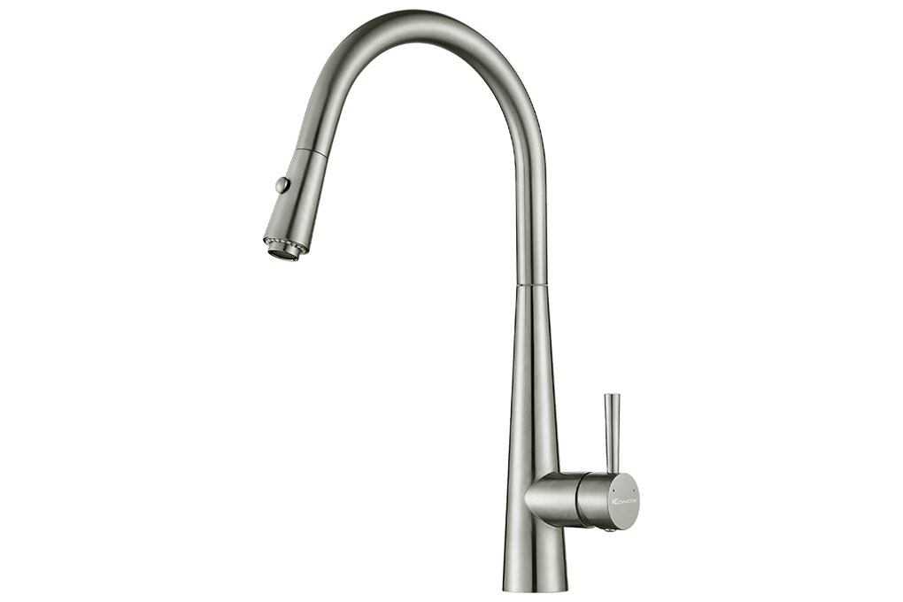 Vòi rửa bát dây rút Konox KN1901N Vòi rửa bát dây rút Konox KN1901N