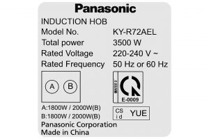 Bếp từ đôi âm Panasonic KY-R72AELYUE 3500W