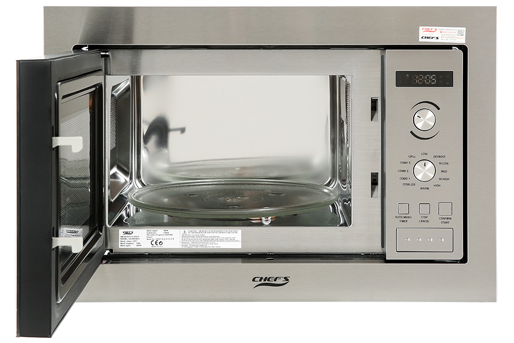Lò vi sóng có nướng lắp âm Chef's 25 lít EH-MW801S Lò vi sóng có nướng lắp âm Chef's 25 lít EH-MW801S